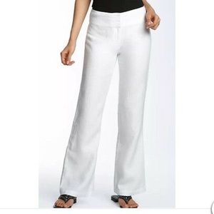 Eileen Fisher Heavy Linen Wide Leg Trouser